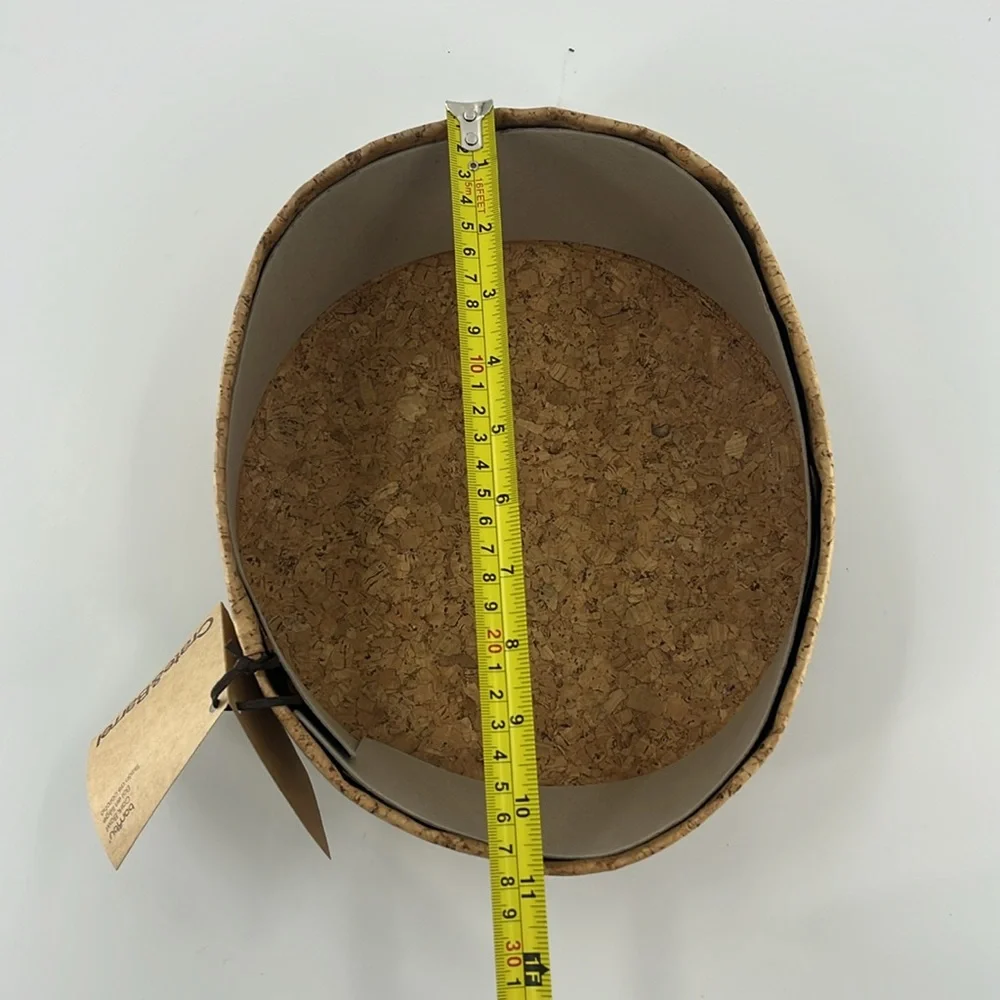 CRATE & BARREL Bambu Cork Bowl NWT